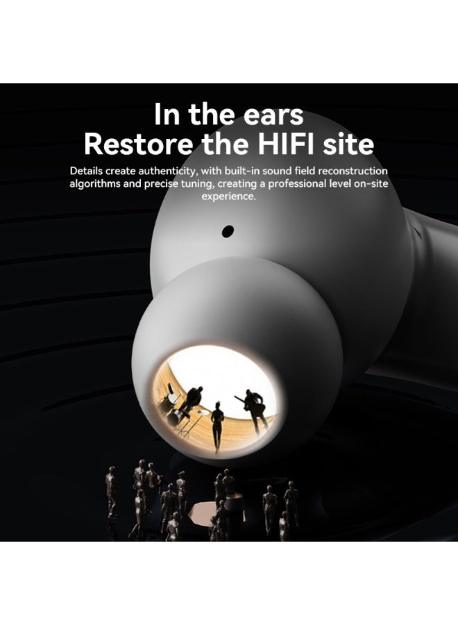 caijin Wireless Bluetooth Earphones, Bluetooth 5.49, ENC Noise Cancelling In-ear, Waterproof Earphones with Microphone, Suitable for Outdoor Travel, Compatible with Android and iOS Systems - Image 4