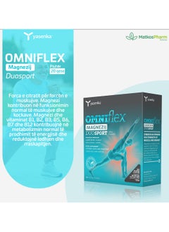 Yasenka Omniflex magnezij DUO SPORT powder 
