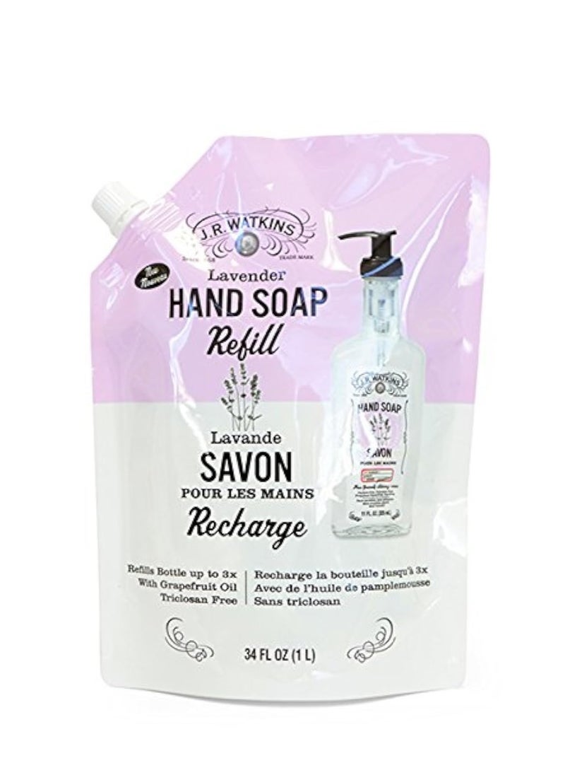 J.R.WATKINS J.r. Watkins Lavender Refill Liquid Hand Soaps, 34 Oz 