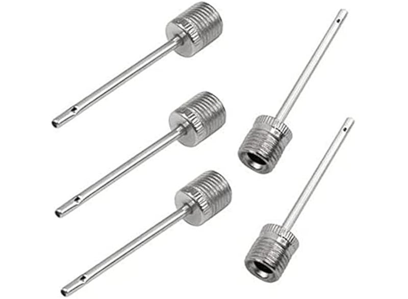 Stainless steel ball, basketball and volleyball inflation needle suitable for all balls (set of 5) - Image 1