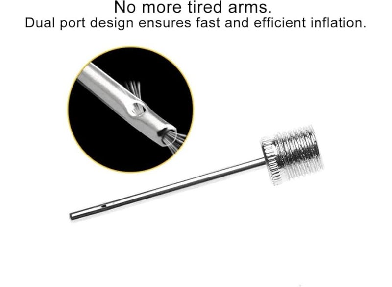 Stainless steel ball, basketball and volleyball inflation needle suitable for all balls (set of 5) - Image 3