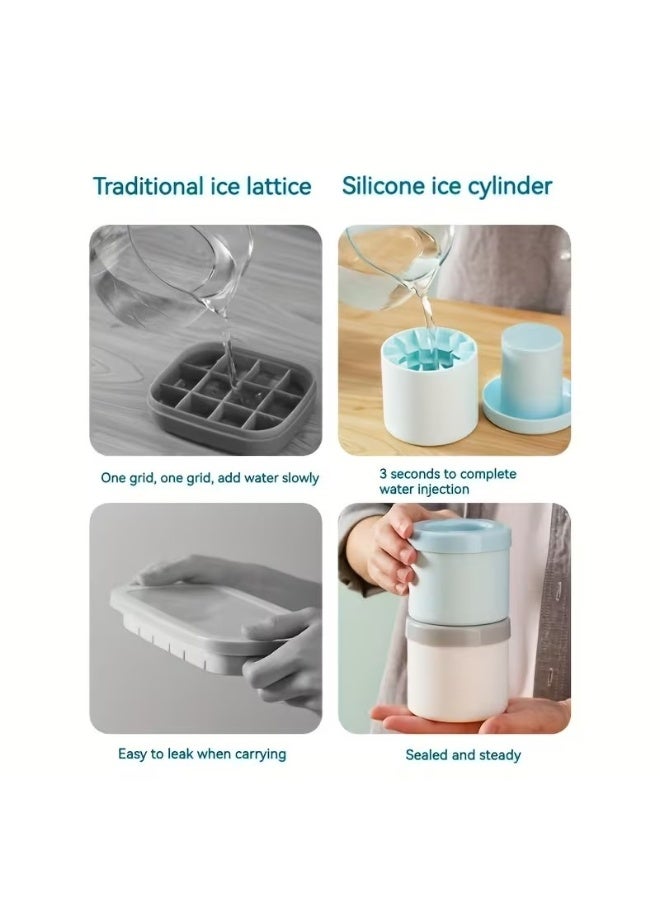 Goolsky 1pc, Make Perfectly-Shaped Ice Cubes With This Easy-Release Silicone Ice Cube Mold - Holds Up To 60 Cubes! Kitchen Accessories - Image 5