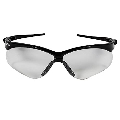 KleenGuard Nemesis Safety Glasses Black Frame Clear Lens Anti Fog - Image 2