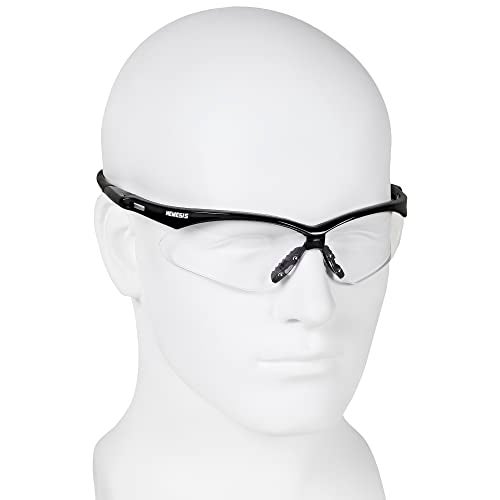 KleenGuard Nemesis Safety Glasses Black Frame Clear Lens Anti Fog - Image 4