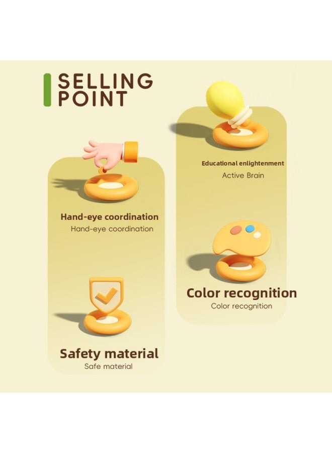 Loquat Children's Puzzle Toys Puzzle Assembled Children Aged 3-6 Assembled The Tree Of Wisdom-Color:72 Pieces-【basic Color Box】 Tree Of Wisdom Pile Music - Image 3