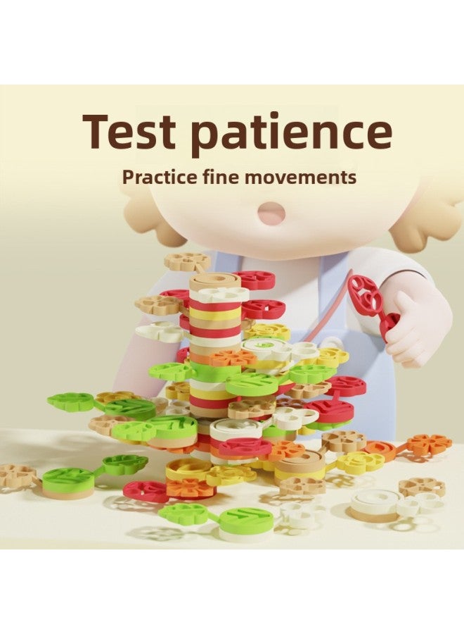 Loquat Children's Puzzle Toys Puzzle Assembled Children Aged 3-6 Assembled The Tree Of Wisdom-Color:72 Pieces-【basic Color Box】 Tree Of Wisdom Pile Music - Image 4