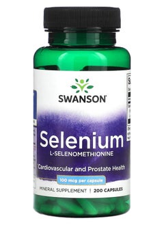 Selenium 100 mcg 200 Capsules