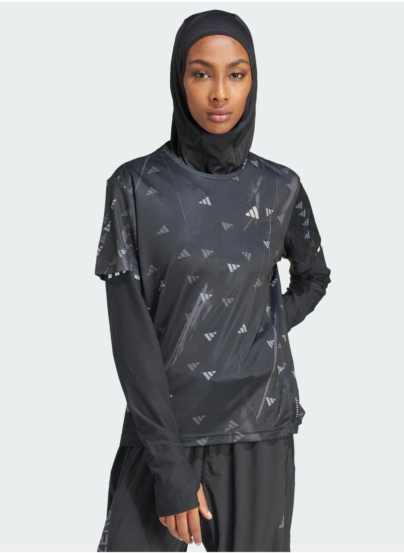 Adidas - Run It Brand Love T-Shirt - Image 1