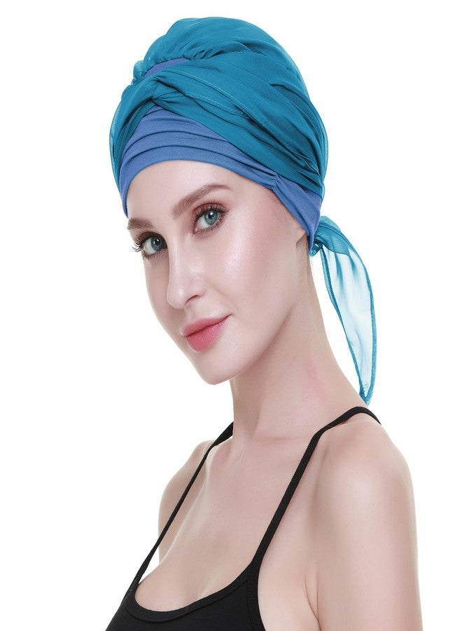 فوكوس كير أغطية رأس للعلاج الكيميائي لمرضى السرطان، عصابات رأس أنثوية، قبعات باندانا - Image 3