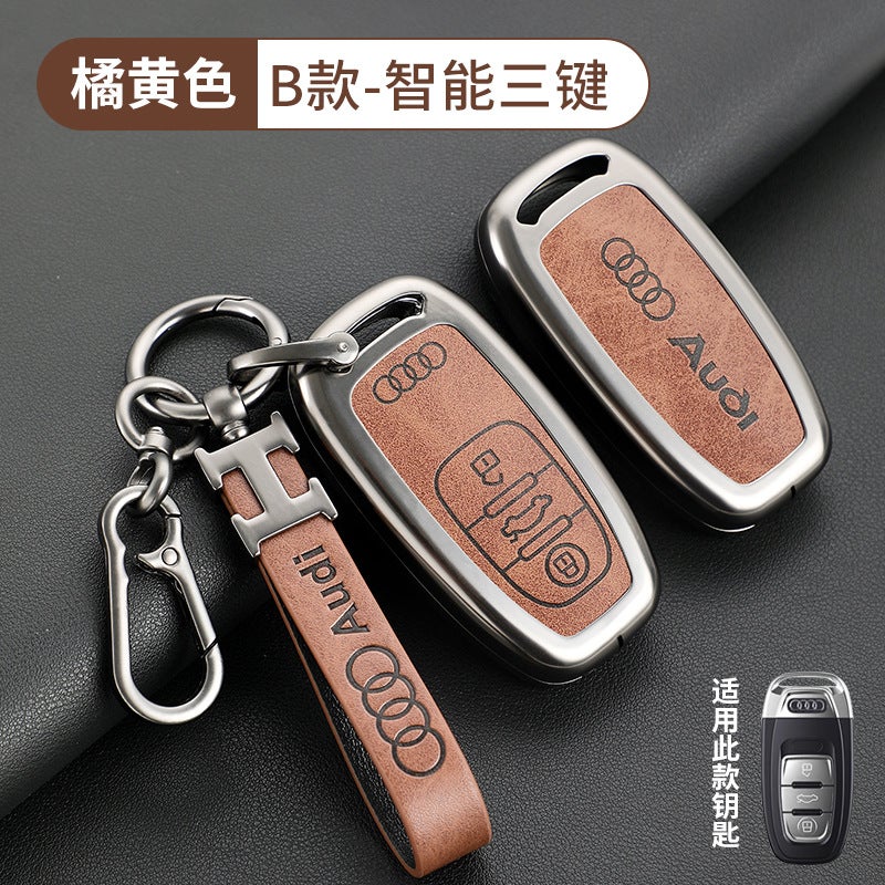 For Audi A6L Key Set Female A4L Shell Q5L Buckle A3 Bag Q3 Special Q2L High-End A4/A5/A6/A7/A8 - Image 1