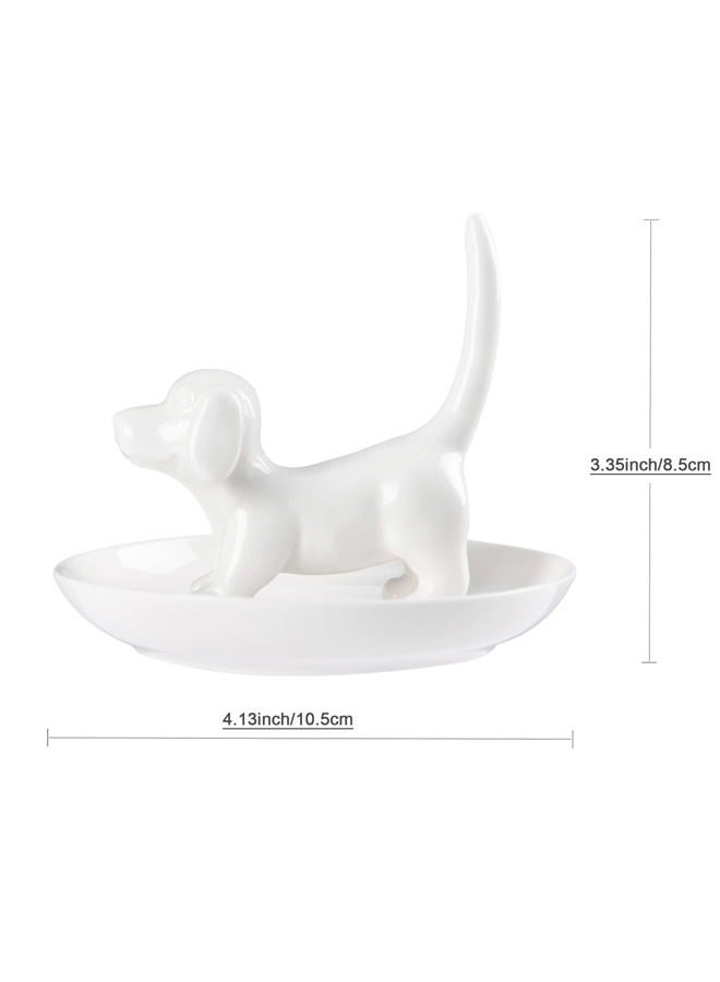 Spegiffu Dog Mom Gifts for Women - Dog Ring Holder Jewelry Dish Tray, Ring Stand for Ring Organizer, Funny Dog Themed Gifts for Dog Lovers, Dog Mom, Birthday Valentine's Xmas Gifts for Women - Image 5