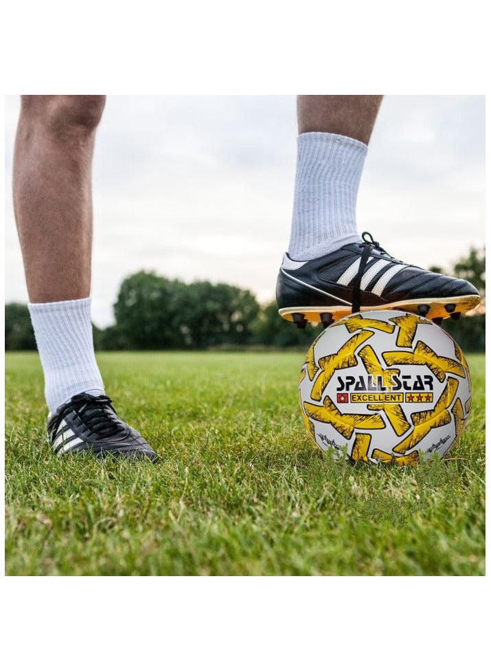 Spall Football Soccer Ball For Matches World Cup Best Indoor/Outdoor Water Proof Ball For Professional Training And Match Men And Women Youth And Adult - Image 2