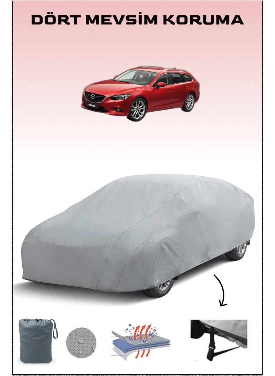 Breen Mazda 6 3 Sport Combi Compatible Auto Cover, Car Cover, Waterproof and Sunproof Car Tent  - Image 1