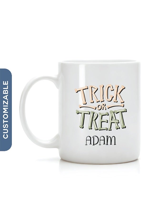Share the Love Personalised Halloween Coffee Mug - Trick or Treat Design Mug 