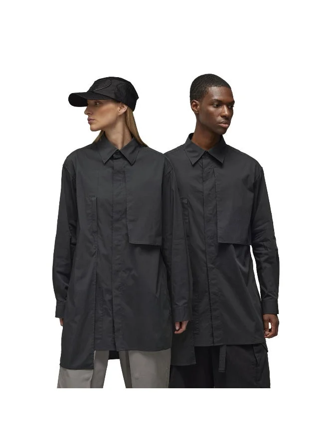 Adidas Adidas Cotton Shirt Black Shirt (Long Sleeve) Other Shirts For Unisex