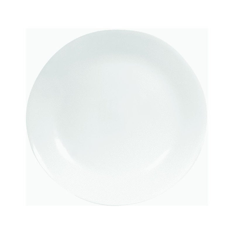 Corelle طبق كوريل زجاج مقسى 6003893 شتاء الصقيع الأبيض 10 بوصة (4)