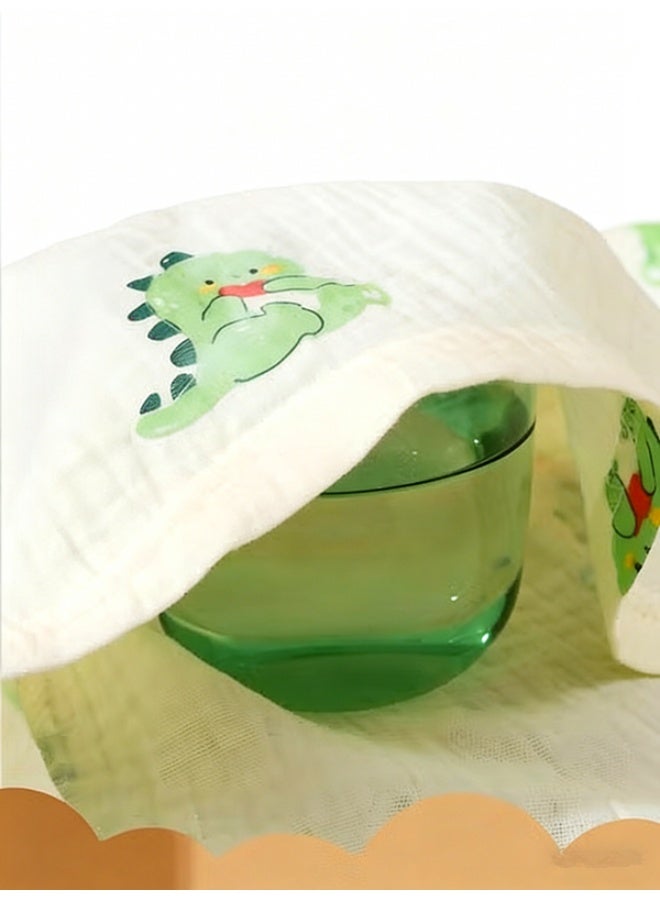 مجموعة بنطال نوم صيفي للأطفال - ملابس منزلية قصيرة الأكمام من الشاش الناعم (للذكور والإناث، مطبوعة بالديناصور) | ملابس نوم رقيقة لجمالى الهواء - Image 2