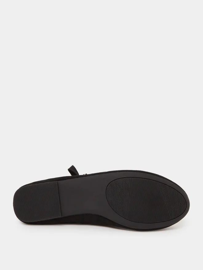 Styli black Styli Black Lace-Up Detail Sneakerina for Women | Best Price UAE
