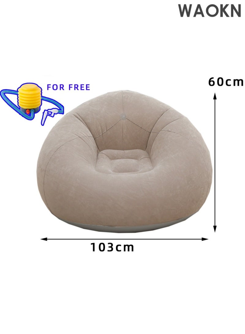 دبليو أيه أو كي أن كيس الفاصوليا ، كرسي كيس الفاصوليا ، أريكة كيس الفاصوليا القابلة للنفخ ، كيس الفاصوليا القابل للنفخ ، أريكة كسولة القابلة للنفخ ، كرسي كيس الفاصوليا القابل للنفخ ، قابل للطي ، PVC التجمع ، أريكة كسولة قابلة للنفخ ، كيس الفاصوليا القابل للنفخ ، أريكة قابلة للنفخ للكبار ، أريكة كروية قابلة للطي ، كرسي كيس الفاصوليا القابل للنفخ ، قابل للطي ، مناسبة لغرفة النوم وغرفة المعيشة والتخييم وغيرها من المناسبات. - Image 1