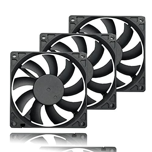 PANO-MOUNTS 80mm 80x80x15mm Case Fan 4-Pin PWM 800-2200RPM - Ultra Slim 15mm Quiet PC Cooling Fans for Mini-ITX Cases, EVGA GPU Cooling, CPU Coolers & Radiators - 3 Pack - Image 5
