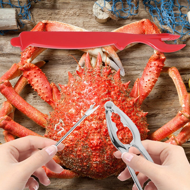 12PCS Stainless Steel Shellfish Seafood Forks Nut Picks Seafood Tools - Image 3