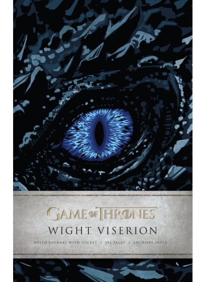 Game of Thrones Ice Dragon Hardcover Ruled Journal - Hardback