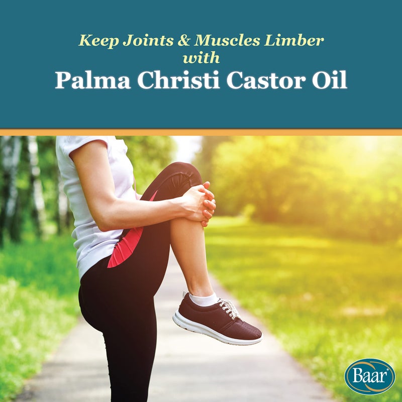 Baar Cold-Pressed Castor Oil, Cold-Processed, Hexane-Free, Palma Christi, for Skin, Hair, Massage & Castor Oil Packs, BPA-Free Bottle, 32 oz - Image 5