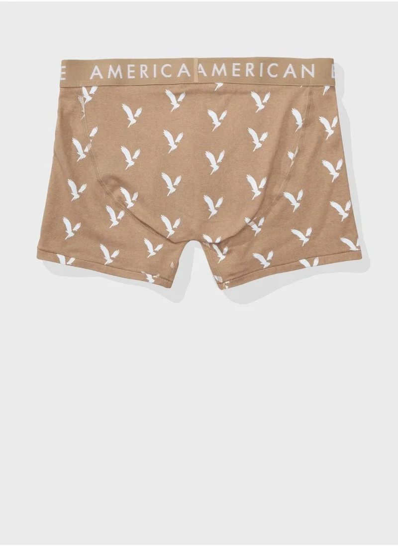 American Eagle 3 Pack Logo Band Trunks