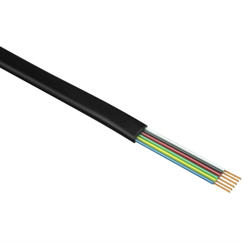 NECABLES 2Pack RJ12 Cable 10ft Phone Cord RJ12 6P6C Male to Male Straight Wired for Both Data and Voice Use Black - 10 Feet - Image 3