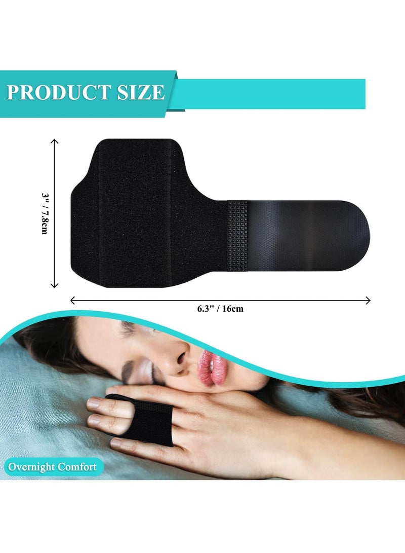 SYOSI 2 Pcs Finger Splints, Compression Elastic Finger Wrap Strap with 2 Metal Bars, Adjustable Trigger Finger Brace, Mallet Finger Support for Arthritis Pain, Sport Injuries  - Image 4