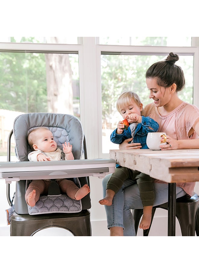 ingenuity - SmartServe 4-in-1 High Chair - Connolly - Grey - Image 1