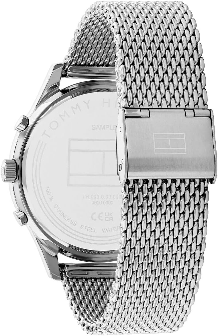 Tommy Hilfiger Weston Men's Navy Dial Stainless Steel Watch - Image 3