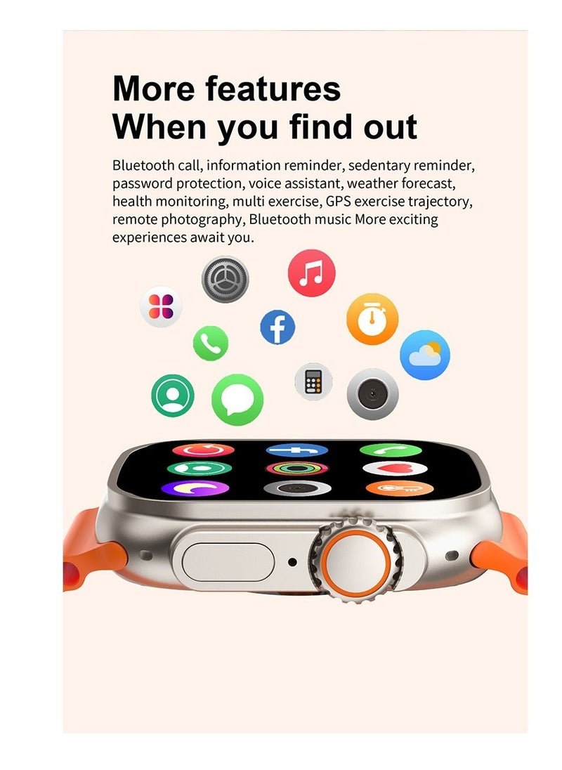 AROAQ - 2023 New Smart Watch Series 8 Ultra 49mm NFC Bluetooth Call Smartwatch Men Women Sport Fitness Watch - Image 1