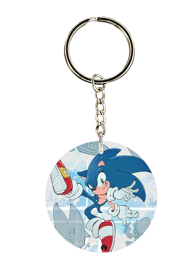 RKN Sonic Printed Keychain