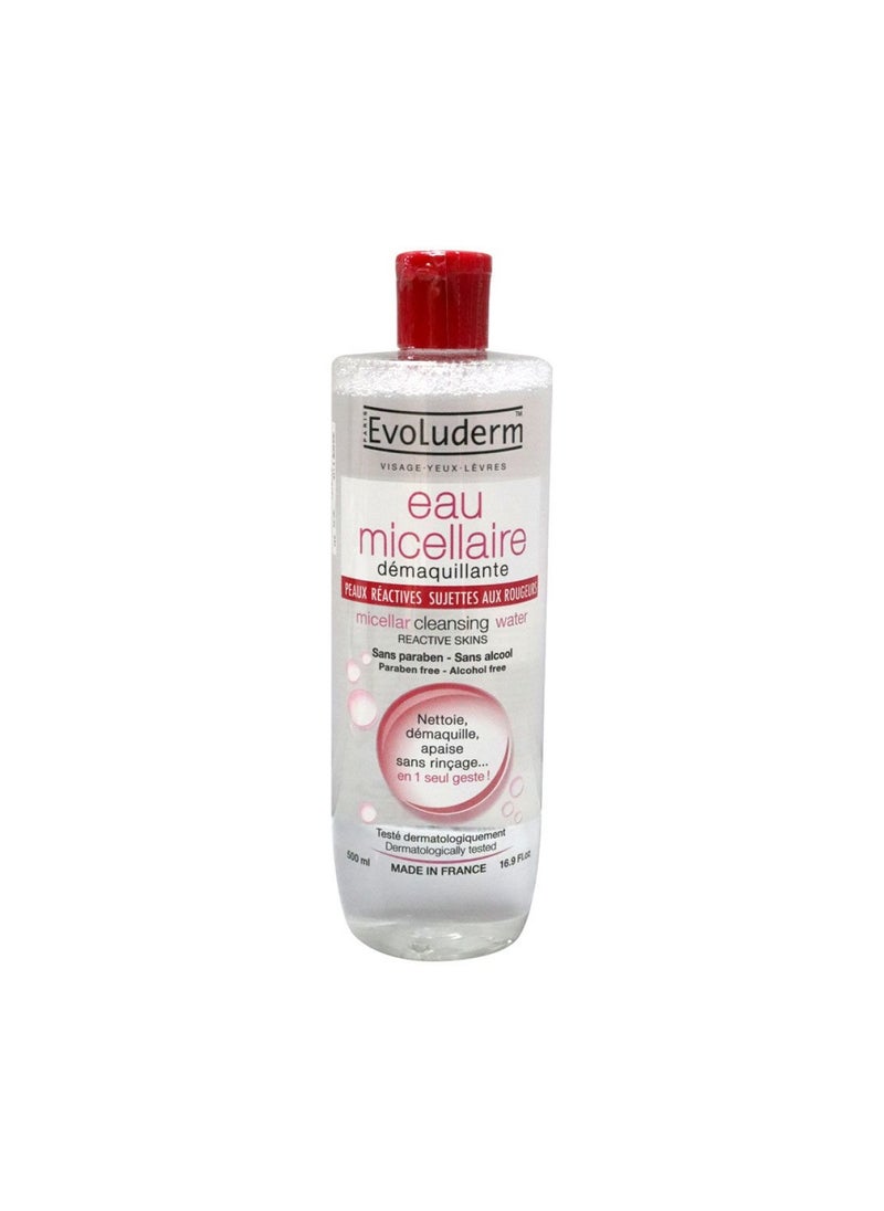 Evoluderm - Micellar Water For Reactive Skin 500 ml 15272 - Image 1