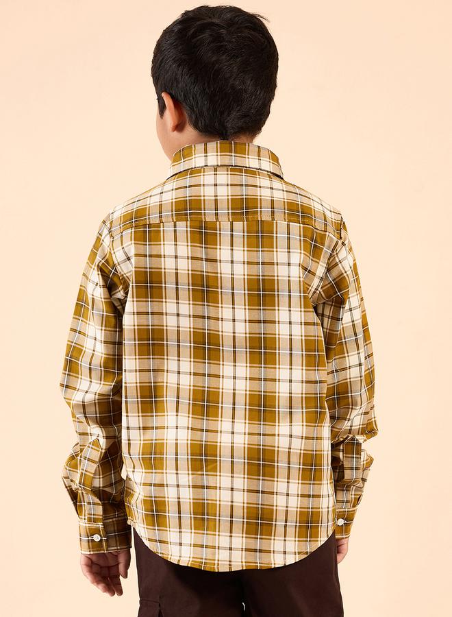 Stylo Bug Checked Roll-Up Sleeve Shirt - Image 5