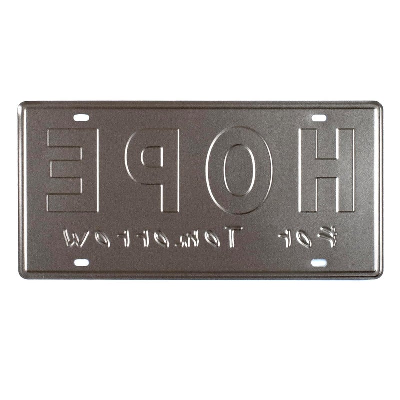EAZYWAGON "Hope for tomorrow" Vintage Retro Metal Signs - License Wall Plate, Car Tag - Ideal for Cafe, Restaurant, Shop, Home, Hotel, Club, Office, Living Area - Design Plaque - Image 3