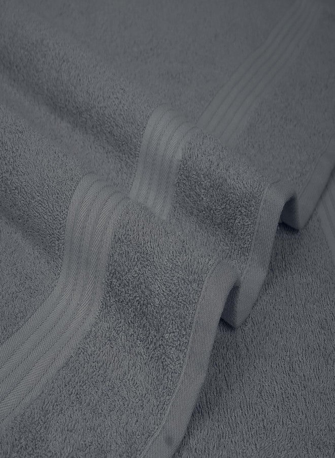 Textila Bath Sheets - 35x70 Inch Oversized 100% Cotton Towels, Super Soft, Highly Absorbent & Lightweight - Ideal for Everyday Use, Spa & Hotel (Grey - Pack of 2) - Image 3