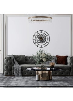 Hometrix Hometrix Metal Arabic Number Wall Clock for Home Decor Modern Islamic Wall Art Decor Silent Big Size Islamic Wall Clock for Home Decor Muslim Gifts 40 cm DA107  - Image 4