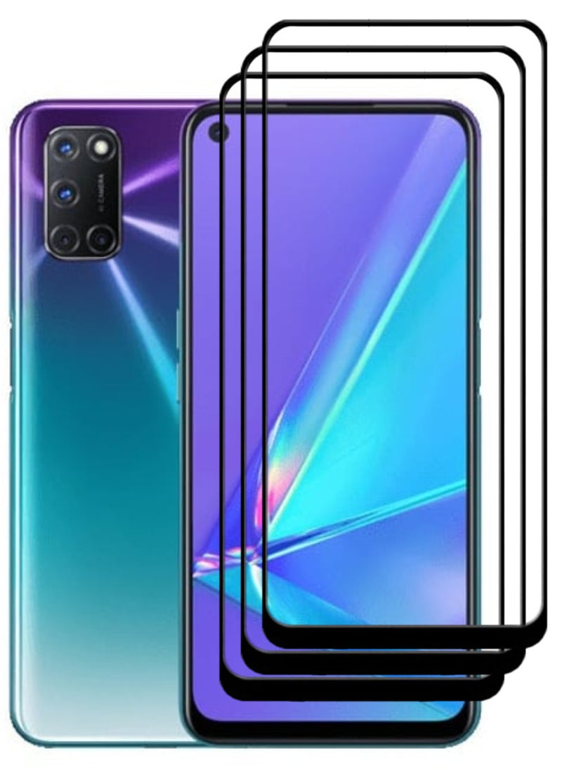 ACLIX 3 Pieces Antistatic ESD Dustproof Premium Quality High Definition Tempered Glass Screen Protector Designed For Oppo A92 - Image 1