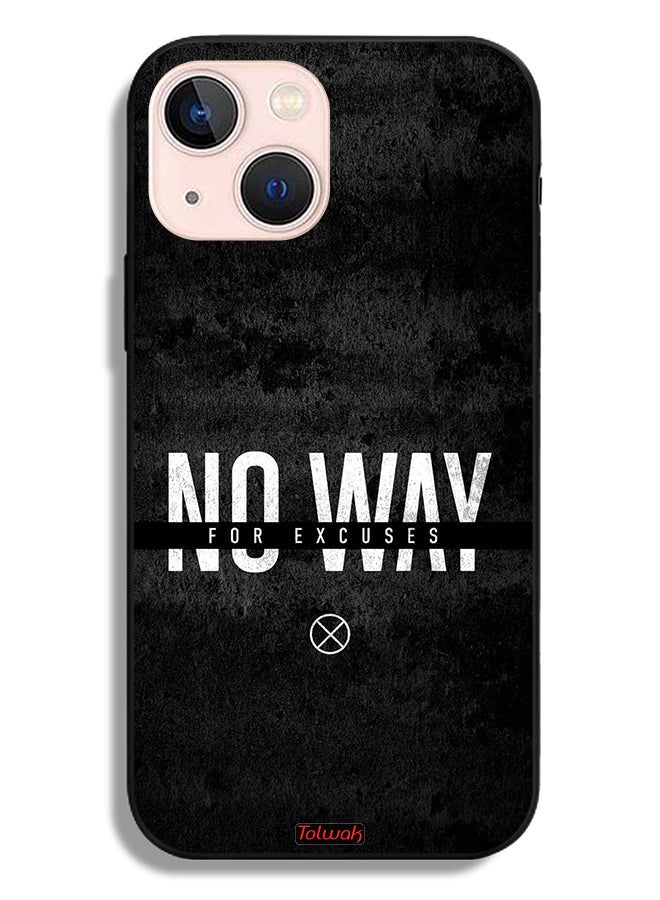 Tolwak Apple iPhone 13 mini Protective Case No Way For Excuses - Image 2