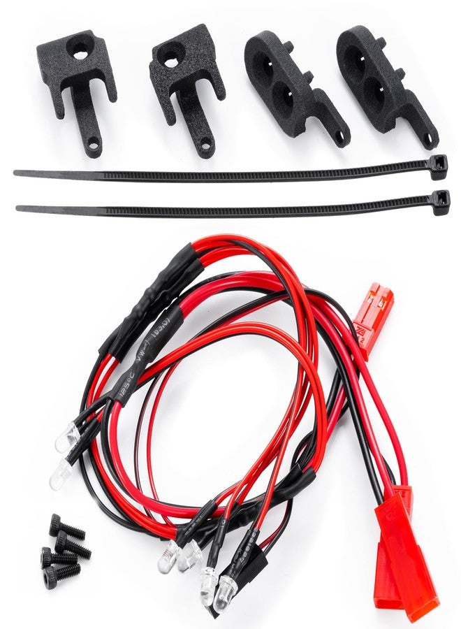 JGGZONE مصباح LED أمامي وخلفي لسيارة JGGZONE Ascent-18 RC، طقم مصابيح LED لسيارات التحكم عن بعد، مصابيح أمامية وخلفية، قطع غيار وتحديثات لسيارة Redcat Ascent-18 RC Rock Crawler بمقياس 1/18 - Image 2