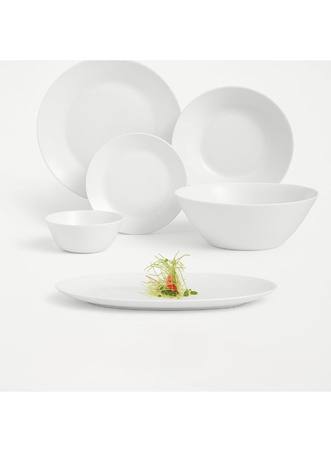 لومينارك طقم عشاء لومينارك أبيض 43 قطعة – تصميم White Essence - Image 2