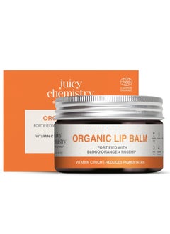 Juicy Chemistry Organic Lip Balm - 5g, Enriched With Orange And Rosehip