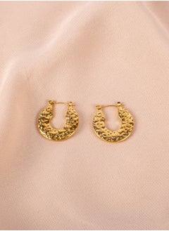 The Black Pearl Accessories Stainless Steel Golden Earring 