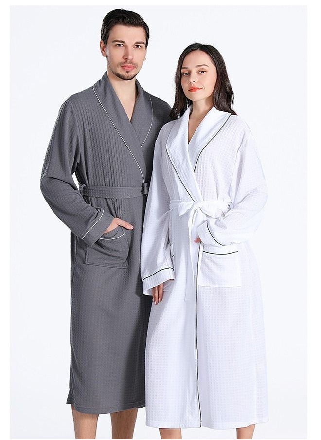 Arabest - Robe Lightweight Kimono Robes Short Knit Bathrobe Soft Sleepwear Casual Ladies Loungewear - Image 1