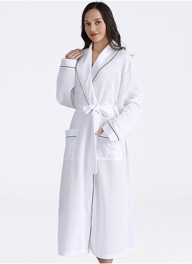 Arabest - Robe Lightweight Kimono Robes Short Knit Bathrobe Soft Sleepwear Casual Ladies Loungewear - Image 1