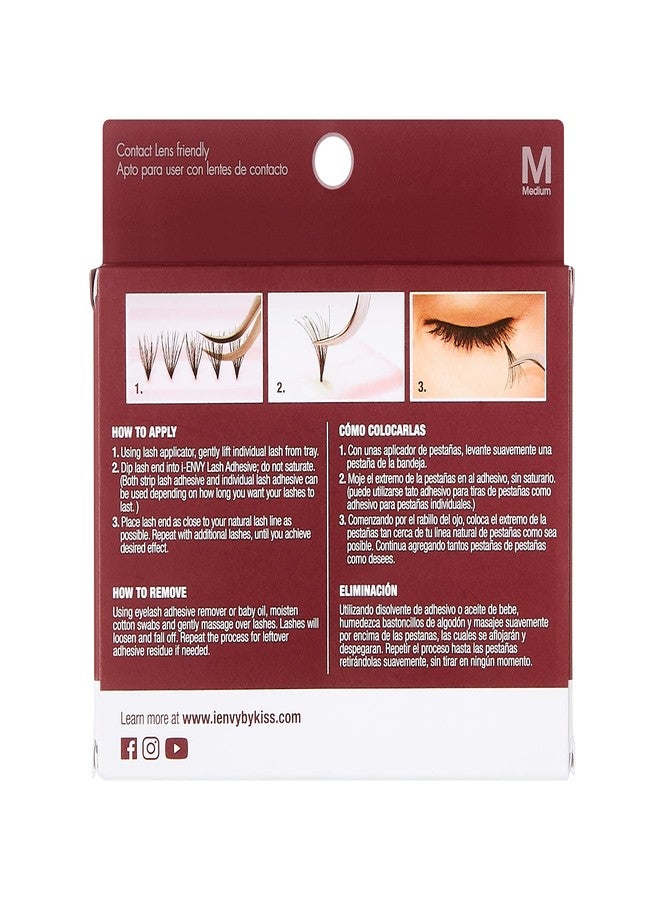 i.Envy Kiss Envy Knot Free Medium 70 Lashes, Ultra Black - Image 5