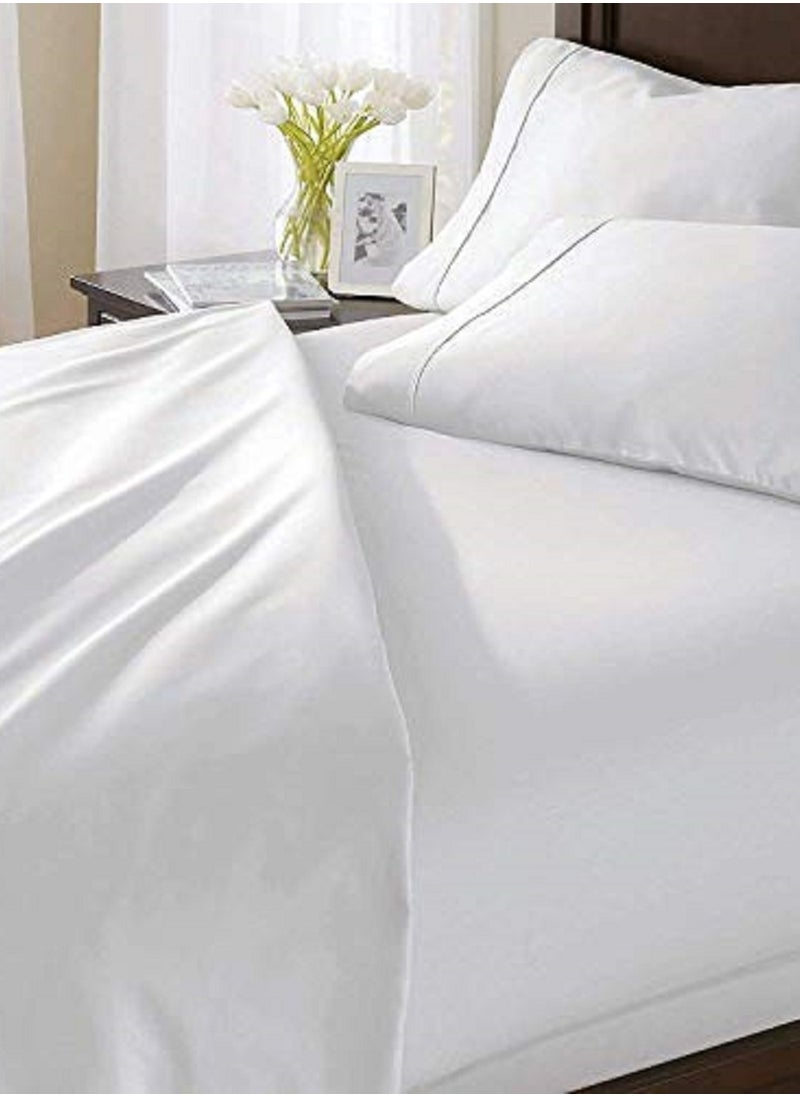 Asraar - Comfort and Protection Pack 3-Piece Set – Includes 2 Pillow Covers 75 x 50cm and 1 Bed Sheet 180 x 200cm – Soft and Durable Fabric for Long-Lasting Use – Perfect for King, Queen, or Twin Beds – Smooth and Wrinkle-Resistant – Ideal for All-Season - Image 1
