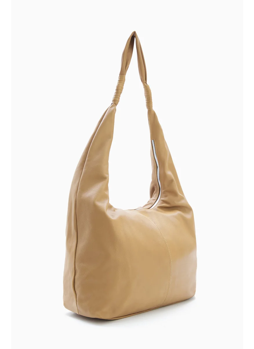 Wecre8 Light Caramel Slouchy Hobo Bag by WECRE8